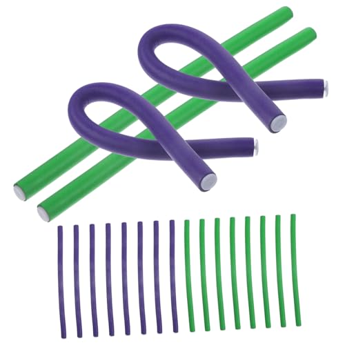 Baluue 2packungen Pack Lockenwickler Für Damen Flexible Lockenstäbe Aus Schaumstoff Ohne Hitze Für Lange Und Mittellange Haare Lockenwickler-stirnband Zum Schlafen von Baluue