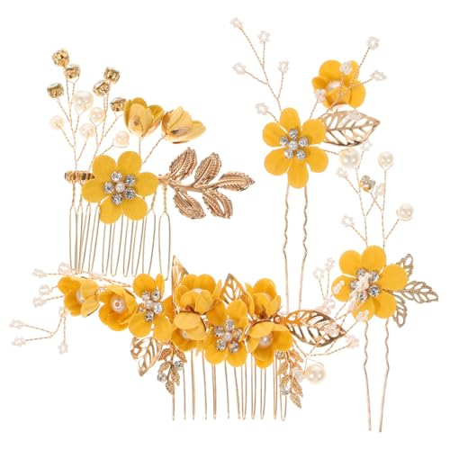 Baluue 2sätze Hochzeits-haaraccessoire Set Mit Blumen-haarkamm Und Haarspangen Für Bräute Für Verlobung Und Fotoshootings Baluue 2sätze Hochzeits-haaraccessoire Set Mit Blumen-haarkamm Und Haarspangen Für Bräute Für Verlobung Und Fotoshootings von Baluue