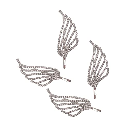 Baluue 4stücke Engelsflügel Haarnadel Haarspange Für Frauen Für Hochzeit Party Geburtstagsfeier Weihnachten Silvesterpartys Mottopartys Festivals Hochzeit Usw von Baluue