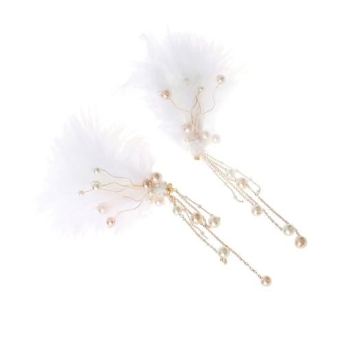 Baluue 2stücke Antike Quaste Haarnadeln Chinesischen Stil Kopfschmuck Haar Clips Für Hochzeit Party Schmuck von Baluue