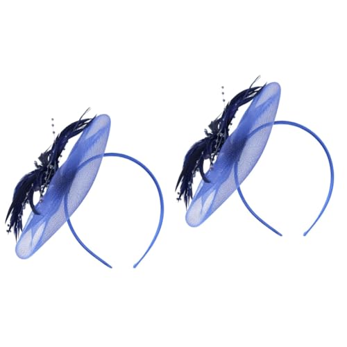 Baluue 2stücke Haar-accessoire Mit Federn Und Netzstoff Für Partys Und Besondere Anlässe Leicht Und Zu Tragen Für Damen Und Kreative Haardekoration von Baluue