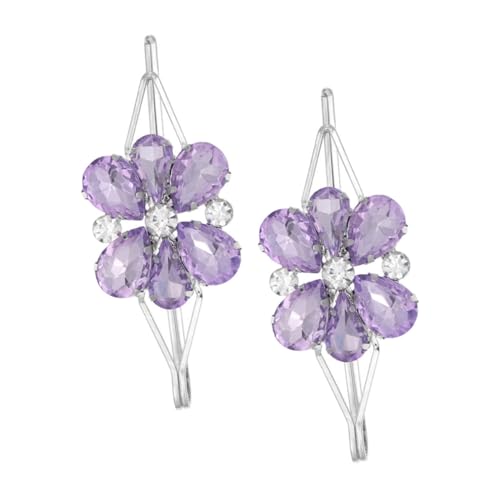 Baluue 2stücke Strass-haarspangen Für Frauen Elegante Haarklammern Mit Glitzersteinen Brautschmuck Für Hochzeiten Und Besondere Anlässe Für Haartypen von Baluue