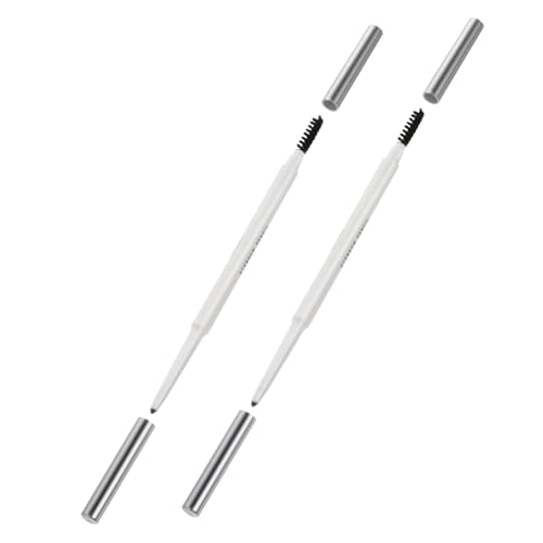 Baluue 2stücke Augenbrauenstift Mit Pinsel Brauenstift Eyeliner-stifte Augenbrauen-makeup-stift Augenbrauen-tool Transparent Leicht Tragbar Wasserfest Wischfest Für Natürliche von Baluue