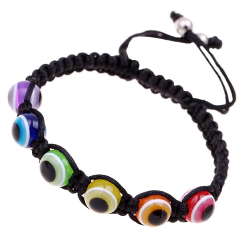 Baluue 2 Stück Einstellbares Evil Eye Armband Handgefertigt Geflochten Bunte Perlen Verstellbare Unisex Schmuck für Damen und Herren Modisches Glücksarmband für Alltag und Party Baluue 2 Stück Einstellbares Evil Eye Armband Handgefertigt Geflochten Bunte Perlen Verstellbare Unisex Schmuck für Damen und Herren Modisches Glücksarmband für Alltag und Party von Baluue