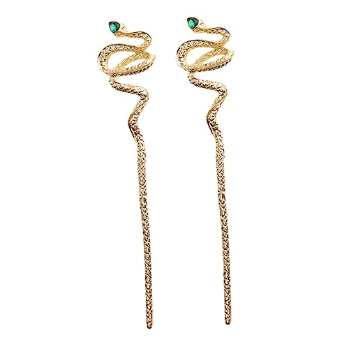Baluue 2 Stück Haarstäbchen in Schlangenform Haarschmuck Mit Strasssteinen Stilvolles Haaraccessoire Für Hochzeiten Partys Und Alltag Dutt Haarstäbe Für Damen Dekorative Haarspangen Baluue 2 Stück Haarstäbchen in Schlangenform Haarschmuck Mit Strasssteinen Stilvolles Haaraccessoire Für Hochzeiten Partys Und Alltag Dutt Haarstäbe Für Damen Dekorative Haarspangen von Baluue
