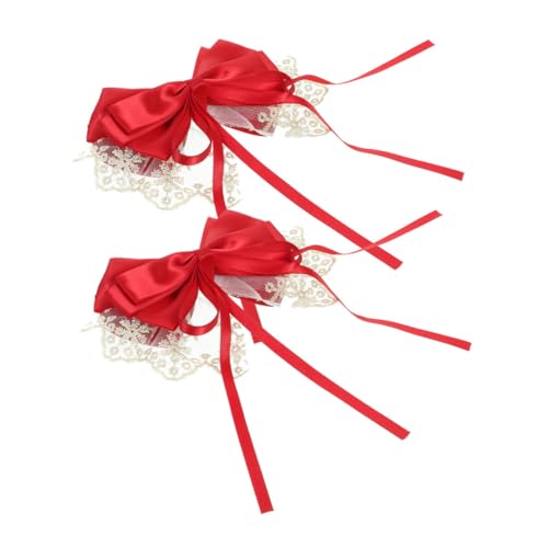 Baluue 2stücke Haarclips Damen Mit Schleife Haarschleifen Zum Anklipsen Haarband Clip Bogen Haarspangenclips Mit Schleife Für Damen Haaraccessoires Mit von Baluue