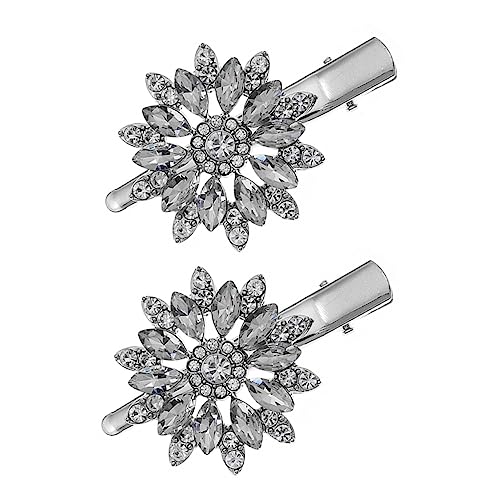 Baluue 2stücke Strass Haarnadel Seitliche Haarclips Haaraccessoires Für Frauen von Baluue