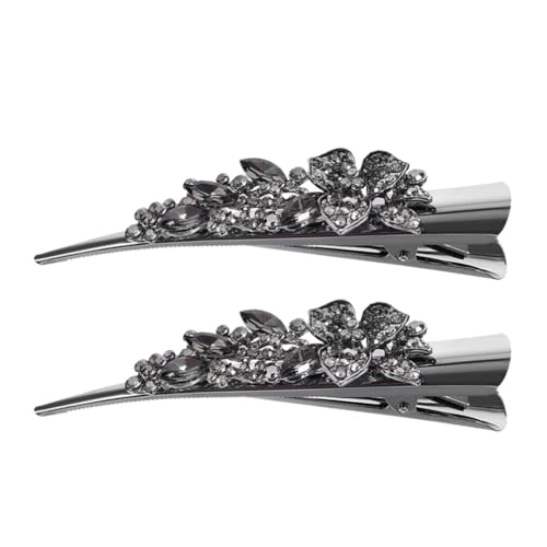 Baluue 2 Stück Krokodilklemmen Haarspangen Damen Bling Haarspangen Lockiges Haar Zubehör Für Dickes Haar von Baluue