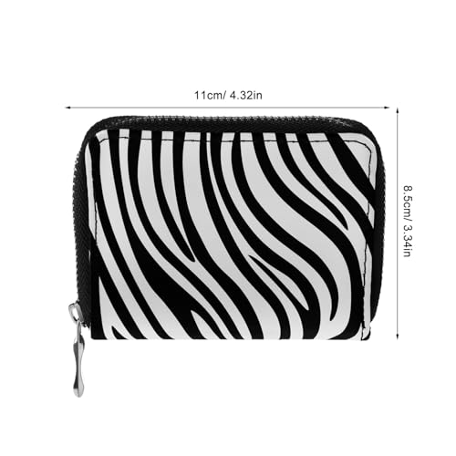 Baluue 2 Stück Leichtes Tragbares Mini mit Reißverschluss Kleines Leopard Zebra Muster Portemonnaie für Kleingeld Karten und Schlüssel Vielseitig Einsetzbar für Damen und Outdoor von Baluue