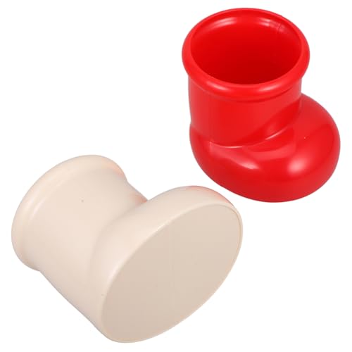 Baluue Stilvolle Aufbewahrungsbox Für Make-up-pinsel Stiefel-stiftehalter 2 Bleistiftbecher Für Die Schreibtischorganisation von Baluue
