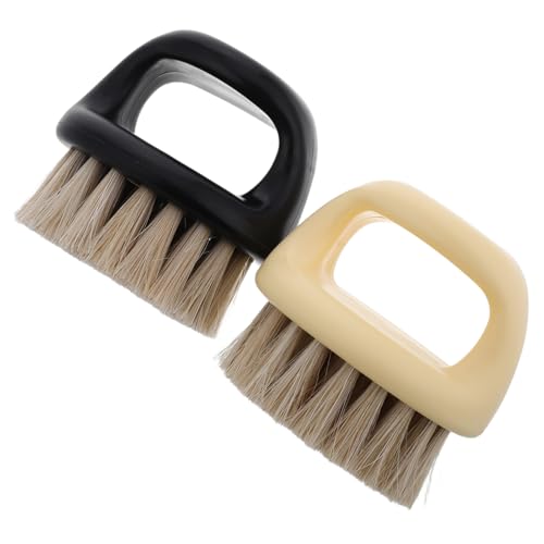 Baluue 2 Stück Nagelbürste mit Griff Weiche Borsten Sanfte Reinigung Fingernägel Nagelpflege für Männer Frauen Professionelle und Zuhause Handliche Nagelreinigungsbürste für Pediküre und von Baluue