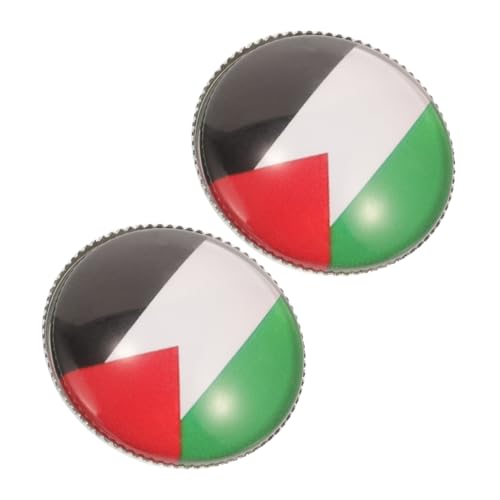 Baluue 2stücke Anstecknadel Mit Palästina Flagge Metall Brosche Pin Für Kleidung Hut Anzug Dekorative Broschennadel Mit Länderflagge Für Männer Herrenanzüge von Baluue