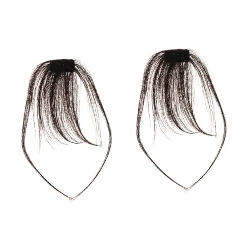 Baluue 2 Stück Perücke Dünnes Haar Air Bangs Haarfransen Clip Haarspange Air Fringe Haarspange Für Frauen Haarspangen Mini Frau Clip Haarfransen Haarquaste von Baluue