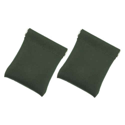 Baluue 2 Stück Teiliges Mini kleingeldbörse Leichtes Pu münzfach mit Cross Struktur Tragbare Kartenbörse Farbintensives Portemonnaie für Damen und Herren für Alltag Schule Shopping von Baluue