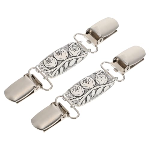 Baluue 2 Stück Teiliges Modische Brosche aus Legierung Stilvoller und Kreativer Schalclip Vielseitiger Schmuck für Kleidung als Geschenk für Frauen und Mädchen von Baluue