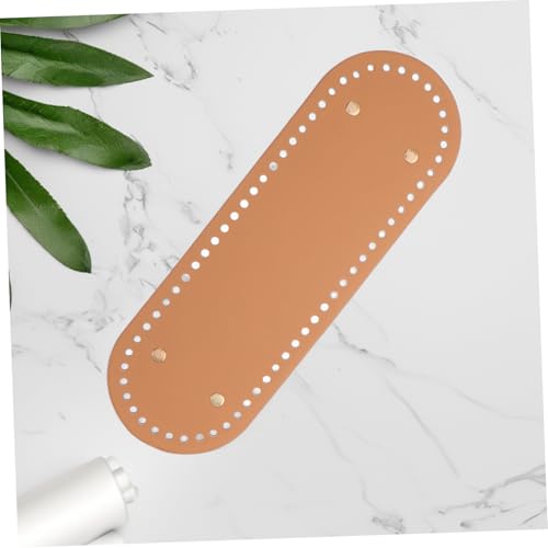 Baluue 2 Stück Teiliges PU Taschenboden Löchern Handgefertigter Gestrickter Taschenboden für DIY Handtaschen Schultertaschen und Geldbörsen Einfach zu Verwenden und Leicht Tragbar von Baluue