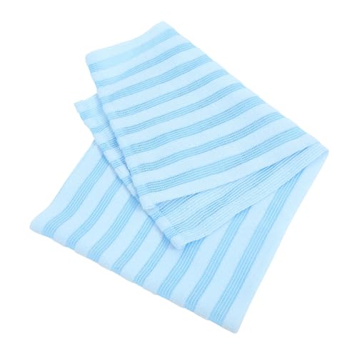 Baluue 2 Stück Teiliges Peelinghandtuch für Exfolierendes Badetuch mit Streifenmuster für Körperpflege und Sanfte für Hauttypen Gemustert von Baluue