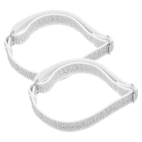 Baluue 2 Stück Verstellbare Abnehmbare Fersenschlaufen aus Elastischem Material für Damen Transparente High Heels Riemen Praktische Fersenbänder für Täglichen Gebrauch und Festen Halt von Baluue