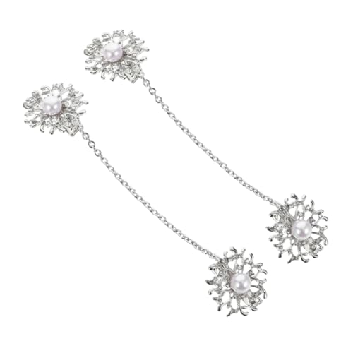 Baluue 2stücke Mantelnadel Aus Kunstperlen Schal-clips Für Damen Hemdkleid-clips Kragenschmuck Pullover-schalnadel Kleiderschmuck-nadel Retro-cardigan-clip Schal-clips Für Damen von Baluue