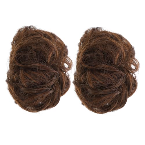 Baluue 2stücke Haarknoten Haarteil Voluminöse Fake Bun Haarknoten Für Frauen Natürliche Und Wiederverwendbare Haarverlängerungen Für Hochsteckfrisuren Für Partys Und Hochzeiten von Baluue