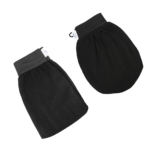 Baluue 2 Stücke Peeling Dusche Handschuhe Bad Mitts Reinigung Handtuch Körper Wäscher Handschuh Weichen von Baluue