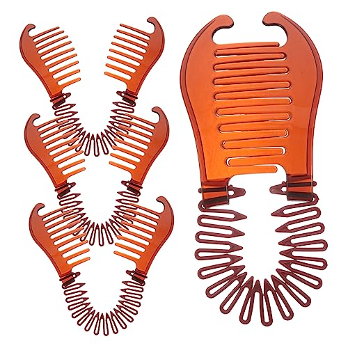 Baluue 20stücke Flexible Bananen Haarkämme Für Damen Interlocking Haarclips Für Haartypen Für Zöpfe Und Hochsteckfrisuren Langlebig Und Leicht Zu Tragen von Baluue