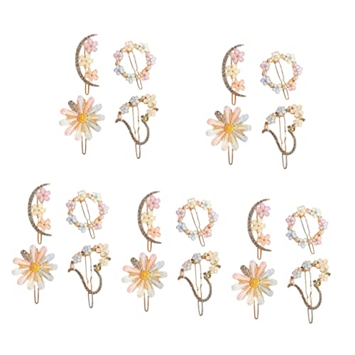 Baluue 20stücke Haarspangen Für Mädchen Blumen-haarclips Als Modisches Haaraccessoire Für Damen Für Besondere Anlässe Und Alltagslooks von Baluue