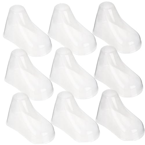 Baluue 20 Stück Teiliges Transparentes Stabiler Babyschuhhalter für Socken Schuhpräsentation Langlebig Schuhschonend für Kleinkindsockenanzeigen von Baluue