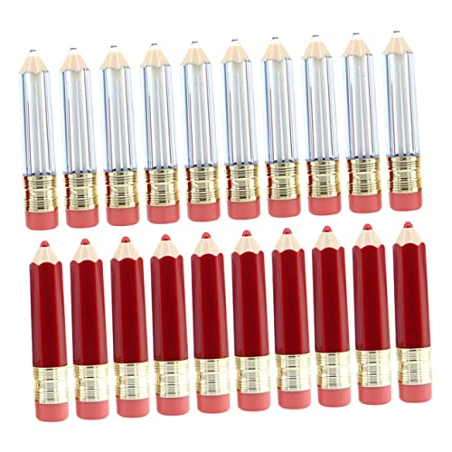 Baluue 20 Stücke Mini Bleistift Lip Gloss Rohr Nachfüllbar Behälter für Glasur von Baluue