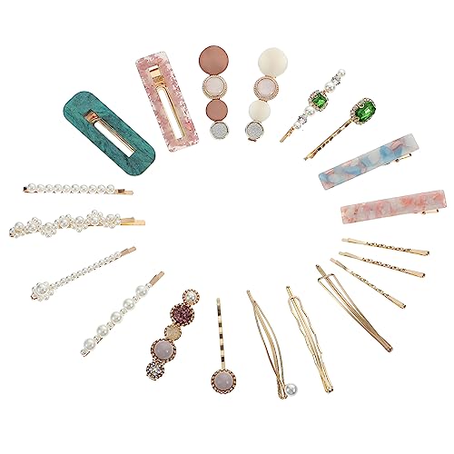 Baluue 20stücke Perlen-haarspangen Für Damen Einfache Haarclips Für Eleganten Stil Und Besondere Anlässe Geeignet Für Alltägliche Nutzung Und Festliche Ereignisse von Baluue
