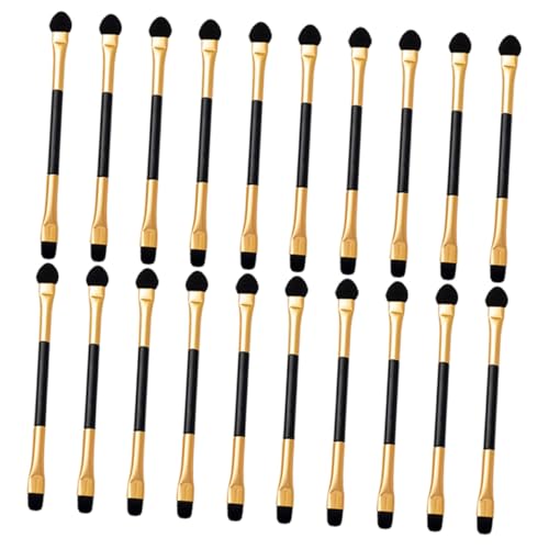 Baluue 20 Stück Doppelkopf Lidschattenpinsel Für Frauen Präzisions Make up Pinsel Für Augen Make up Bequemes Handhabung Für Lidschatten Mit Weichen Borsten Tragbar Für Unterwegs von Baluue