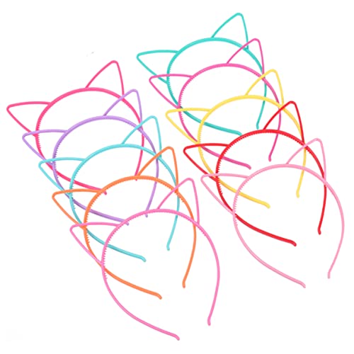 Baluue 20stücke Katzenohren Haarreifen Für Junge Mädchen Farblich Sortiert Leicht Und Bequem Für Partys Karneval Und Kostümveranstaltungen Kreatives Zubehör Für Junge Mädchen von Baluue