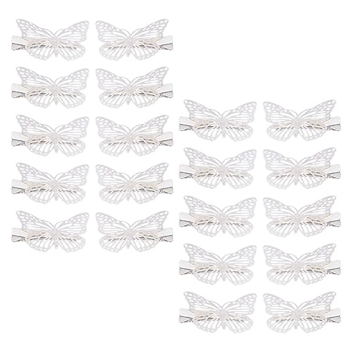 Baluue 20stücke Teiliges Vintage Schmetterlings-haarspangen Für Damen Hollow Duckbill Clips Für Eleganten Haarstil Rutschfest Und Leicht Für Verschiedene Outfits von Baluue