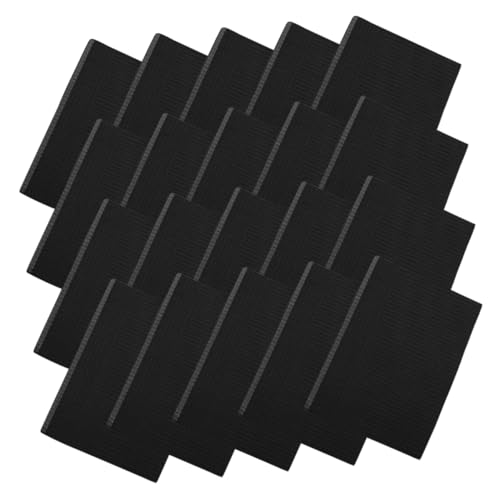 Baluue 20stücke Wiederverwendbar- Tischdecken Und Reinigungspads Doppellagige Wasserdichte Schwarze Bibs Für -studios Und Persönliche Anwendungen Effizienter Schutz Gegen von Baluue