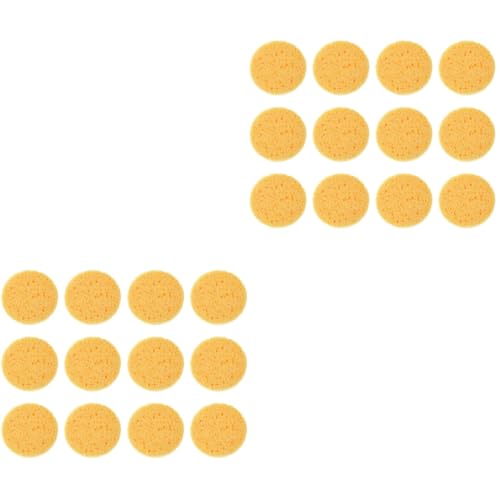 Baluue Stk Gesichtsausschlag abschminken makeup remover scincare Gesichtsschwamm komprimiert Peeling-Gesichtspeeling Puderquaste Gesichtsreinigungsschwamm Gesichtsschwamm aus Zellulose von Baluue