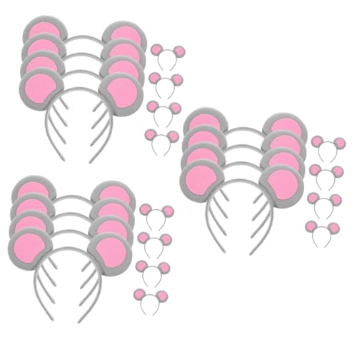 Baluue 24stücke Mausohren Stirnbänder Teiliges Für Halloween Kostümpartys Bequeme Tierkopfbedeckung Für Cosplay Themenfeiern Leicht Und Attraktiv Für Unvergessliche Auftritte von Baluue