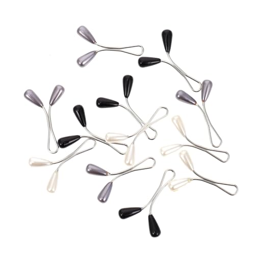 Baluue 24 Stück Teiliges Damen Hijab Clips Perlenbesatz U förmig Schalhalter Leicht und Langlebig für Kopftücher Schals Pullover und Festliche Anlässe Wie Hochzeiten und Partys von Baluue