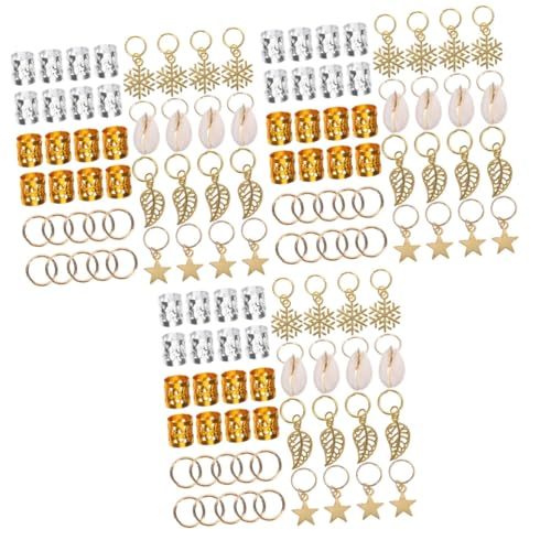 Baluue 240stücke Teiliges Metallringe Für Dreadlocks Und Zöpfe Langlebige Haarschmuck-accessoires Für Vielseitige Haarperlen Dekoration Für Verschiedene Anlässe von Baluue