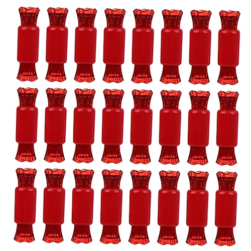 Baluue 24stücke Leere Lipgloss-röhrchen Kleine Runde Behälter Für Diy-lippenpflege Rot Für Reisen Und Täglichen Gebrauch Praktische Kosmetikverpackung Für Frauen von Baluue