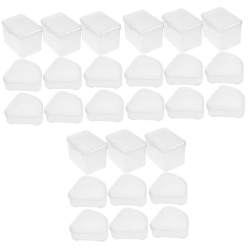 Baluue 27stücke Teiliges Transparenter Kosmetik-organizer Für Make-up-schwämme Wiederverwendbare Aufbewahrungsbox Für Puderquasten Tragbar Und Leicht Für Zuhause Und Reisen von Baluue