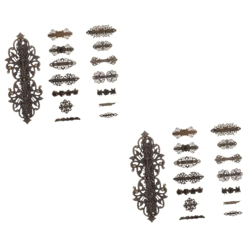 Baluue 28stücke Teiliges Set Vintage Haarklammern Metall Retro-haarspangen Für Damen Für Hochzeiten Partys Und Alltag Langlebige Federclips Haardekoration von Baluue