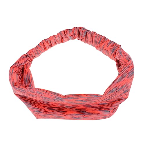 Baluue 2stücke Elastische Haarbänder Mit Knöpfen Atmungsaktive Kopf-band Für Maskenschutz Fitness Und Yoga-haarband Rot Baluue 2stücke Elastische Haarbänder Mit Knöpfen Atmungsaktive Kopf-band Für Maskenschutz Fitness Und Yoga-haarband Rot von Baluue