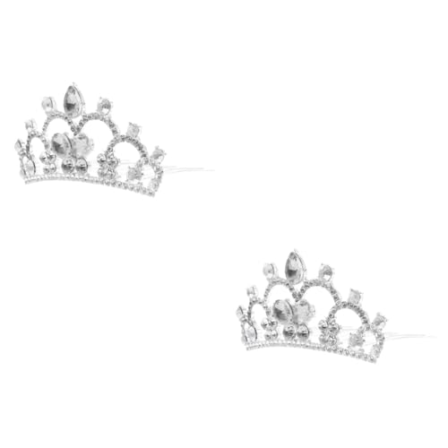 Baluue 2stücke Kleiner Haarkamm Für Mädchen Elegantes Haaraccessoire Für Geburtstagsfeiern Schulaufführungen Und Fotos Leicht Und Angenehm Zu Tragen Funkelndes Design Mit von Baluue