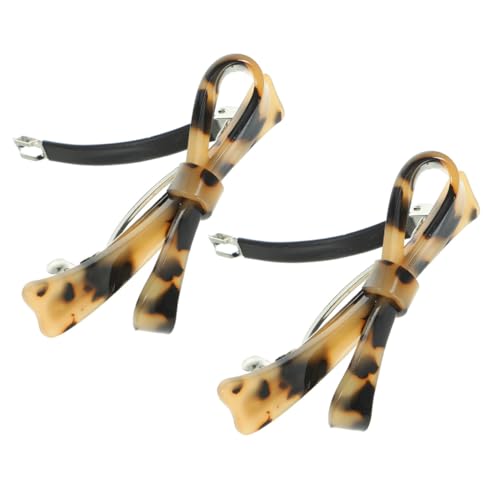 Baluue 2stücke Haarclips Damen Frühlings Haarschmuck Bogen Clips Barrettes Styling Zubehör Für Dicke Haare von Baluue