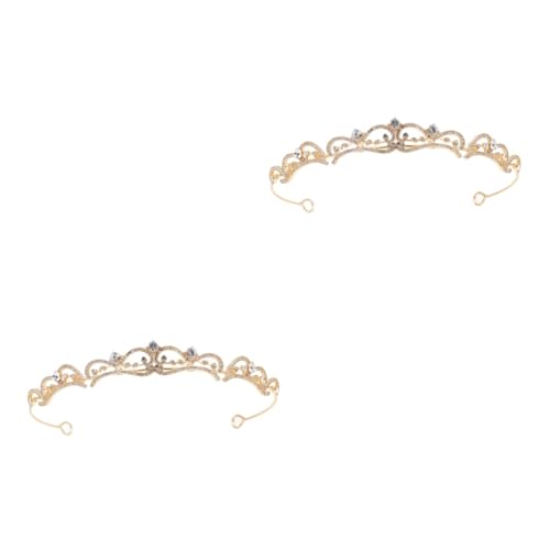 Baluue 2stücke Hochzeitskrone Für Frauen Elegante Rhinestone Diadem Brautschmuck Klassisches Stirnband Für Hochzeiten Feste Und Besondere Anlässe Perfektes Accessoire Für Bräute Und von Baluue