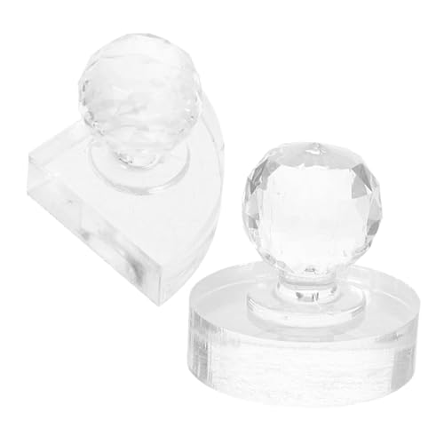 Baluue 2stücke Lidschatten-presswerkzeug Mit Stempel Dosierwerkzeug Für Lidschatten-paletten Kompaktes Diy-reparaturwerkzeug Aus Acryl von Baluue