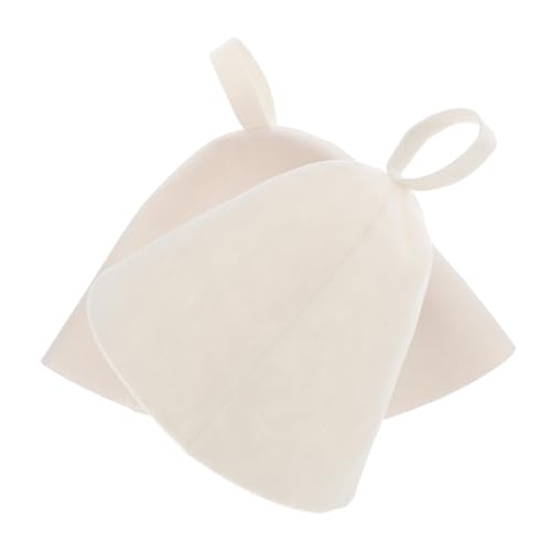 Baluue 2stücke Saunafilzhut Für Sauna Und Trockendampfbad Saunakopfschutz Aus Hochwertigem Filz Saunakopfbedeckung Für Damen Mit Langem Haar von Baluue