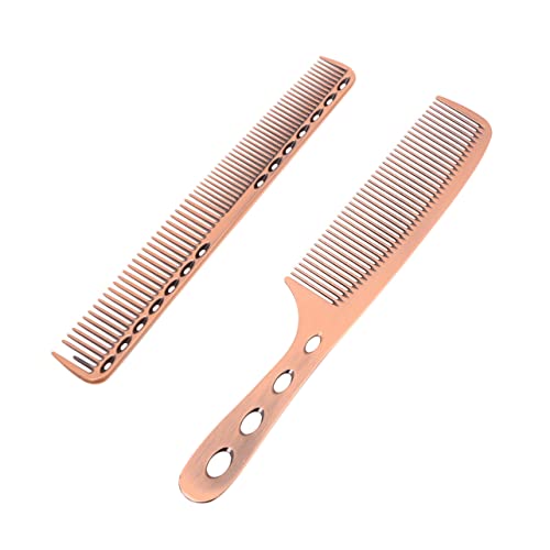 Baluue 2er-pack Friseurkamm-set Für Männer Und Frauen Entwirrungsbürste Salonkämme Haarschneidewerkzeug Aluminium-haarschneidekämme Baluue 2er-pack Friseurkamm-set Für Männer Und Frauen Entwirrungsbürste Salonkämme Haarschneidewerkzeug Aluminium-haarschneidekämme von Baluue