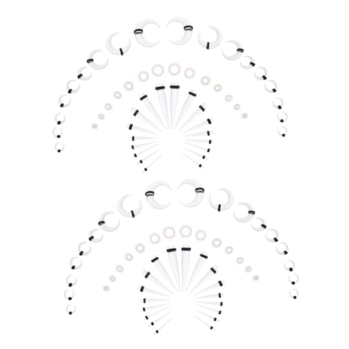 Baluue 2sätze Ohrdehner Und Ohrsteckern Transparent Für Ohrdehnungen Für Männer Und Perfektes Für Piercing- Vielseitig Kombinierbar Baluue 2sätze Ohrdehner Und Ohrsteckern Transparent Für Ohrdehnungen Für Männer Und Perfektes Für Piercing- Vielseitig Kombinierbar von Baluue