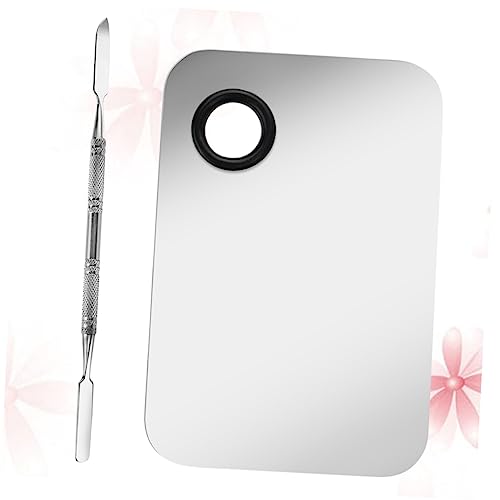 Baluue 2sätze Stainless Steel Makeup Palette Set Teiliges Set Für Make-up Lidschatten Und Nail Art Mischpalette Mit Spateln Für Profis Und Heimgebrauch Baluue 2sätze Stainless Steel Makeup Palette Set Teiliges Set Für Make-up Lidschatten Und Nail Art Mischpalette Mit Spateln Für Profis Und Heimgebrauch von Baluue